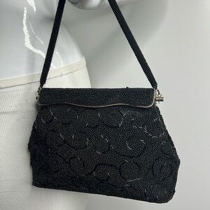 Vintage Glass Microbead Handbag